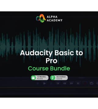 Audacity Basic to Pro Course Bundle Alpha Academy Code Key GLOBAL
